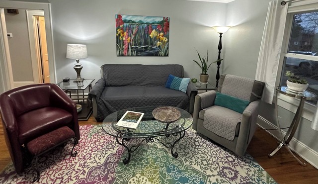 Washer, Dryer, Desk, Smart TVs, Blackout Shades, Fully Stocked Kitchen Cookware