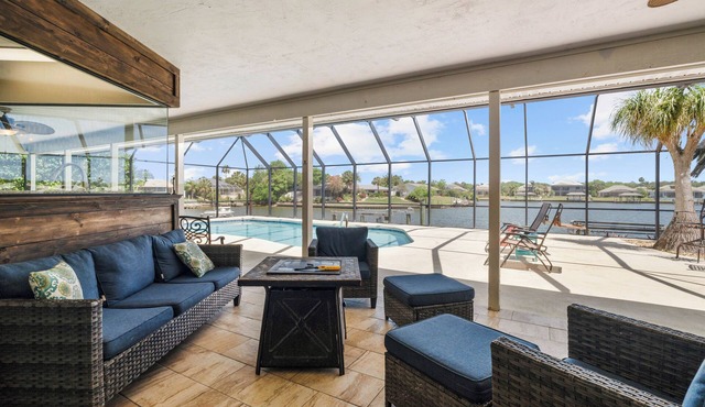 Watch Dolphins Play From The Patio