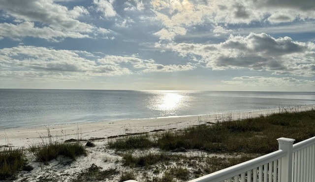 Watch dolphins frolic or an amazing sunset from your private deck on the Gulf!