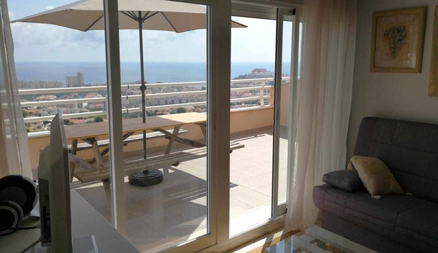 Watchtower apartment. Views