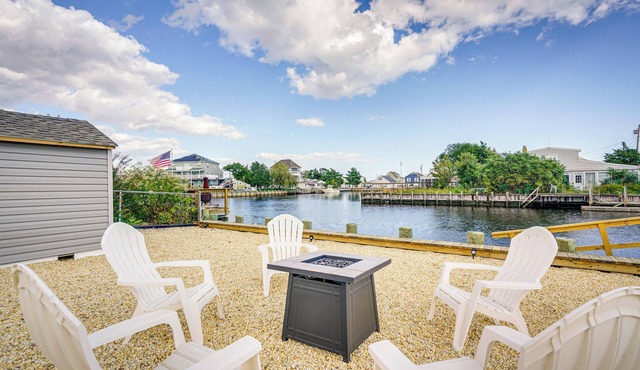 Waterfront Mystic Island Home w/Boat Dock!