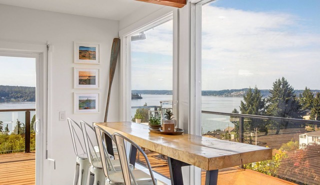 Water and Sunset Views one block from Chambers Bay Golf Course