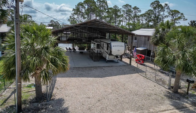 Water-Front Cedar Island Luxury camping. (see video)