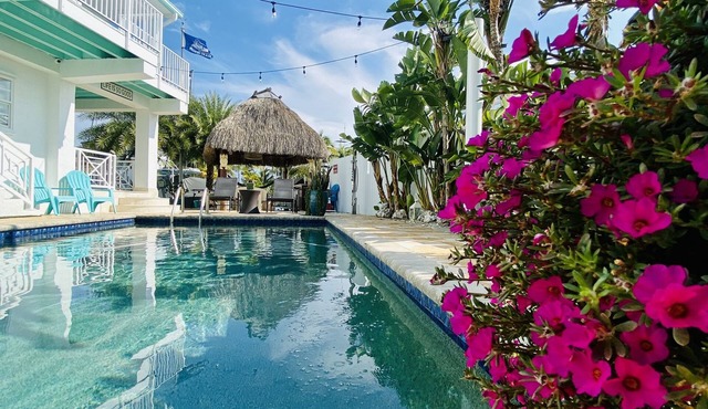 Water Front Home With Pool and Dock Three min From Atlantic Ocean