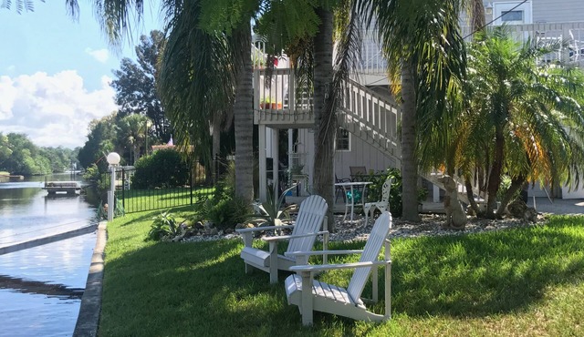 Water front house on canals to Gulf of Mexico
