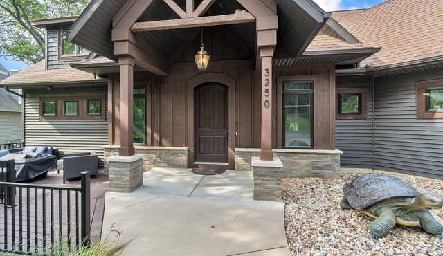 Water Front, private beach property with 2 master bedrooms! Amazing views