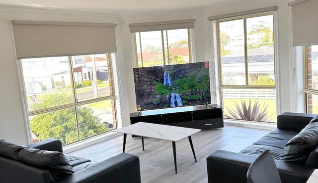 Water view beach house walking distance to amenities