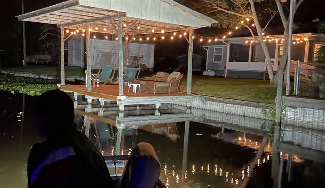 Water view Home with Dock on Canal with access to Lake!