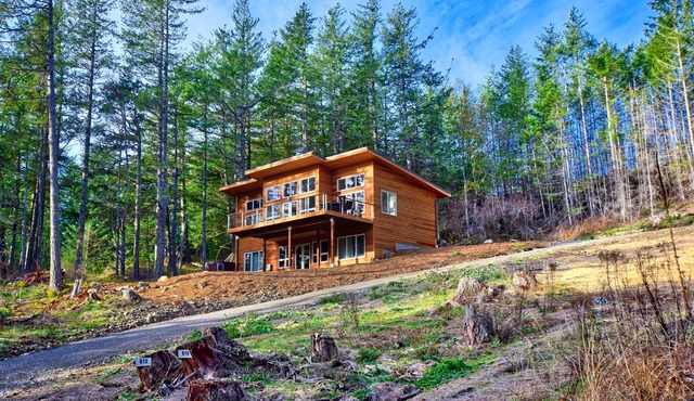 Water Views from this New Northwest Modern Home w/Hot Tub