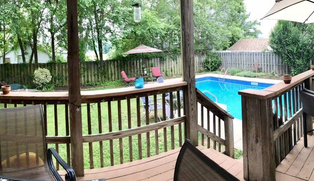 Water Views, Large Rooms, In-ground Pool, Fenced Yard, Near Beach & Fishing Pier