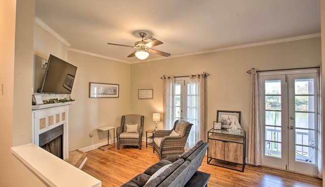 Water Views & Private Dock! Madisonville Townhome