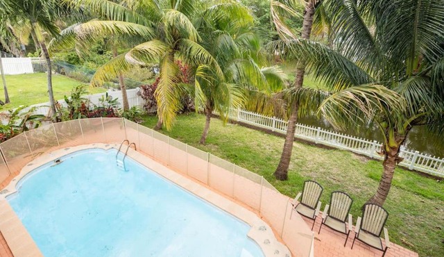 Waterfront 2-Story Villa with Heated Pool