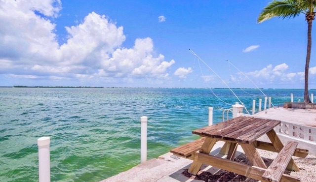 Waterfront 2BR Home w/Dock + Golf Cart, Open Water Views in Venture Out