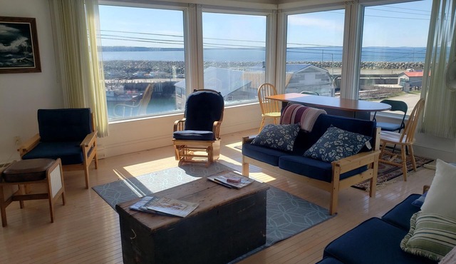 Waterfront Acadian Home on Mavillette Beach at Cape St. Marys