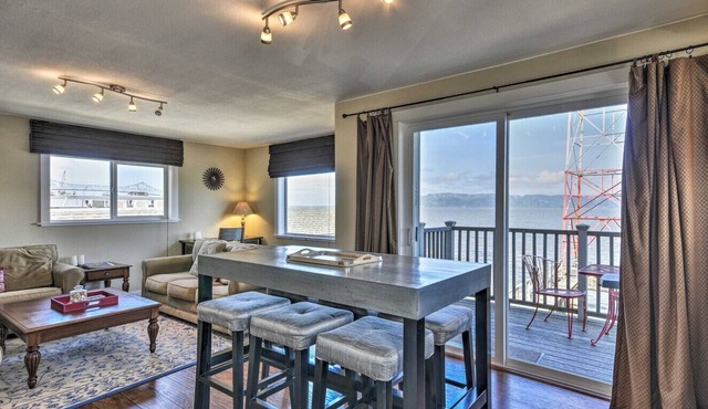 Waterfront Astoria Condo on Pier with Balcony