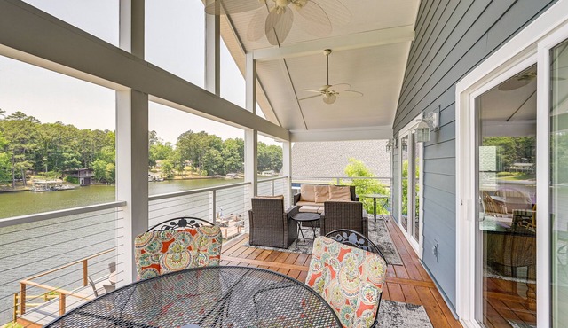 Waterfront Badin Lake Getaway: Boat Dock, Fire Pit