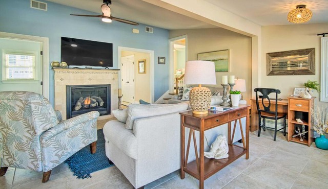 Waterfront Beach Haven West Home with Boat Dock