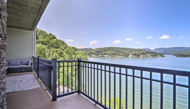Waterfront Bean Station Condo with Balcony and Views!