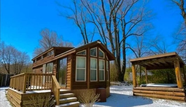 Waterfront Bourbon Barrel Cabin