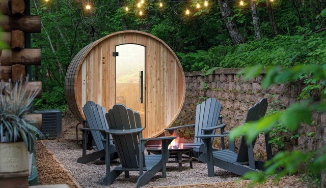 Waterfront Cabin - Sauna - Fire Pit - Bluff Views