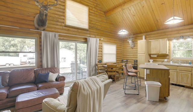 Waterfront Cabin w/Bighorn Mountain Views!