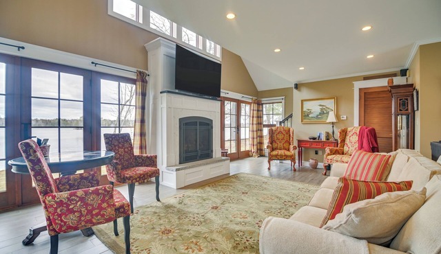 Waterfront Cabin w/Deck: Serene Eddington Escape