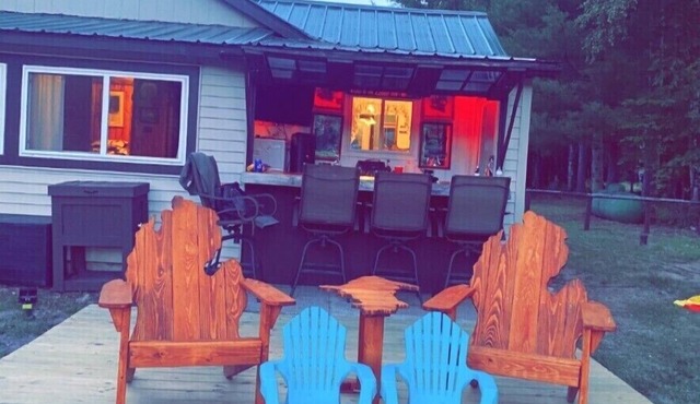 Waterfront Cabin w/Private Dock & Outdoor Bar near Munising/Manistique