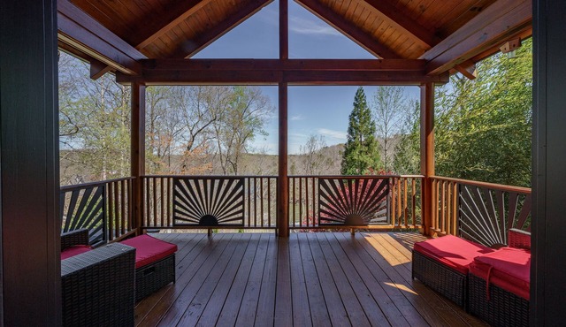 Waterfront cabin with party dock. We are pet friendly so bring the whole family.