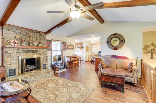 Waterfront Cherokee Village Home with Private Dock!