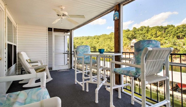 Waterfront Condo on Lake Ozark with Boat Slip and Pool