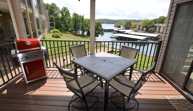 Waterfront Condo with Walk-Out to Pool & Lake! Beautiful Inside! Electric Grill!