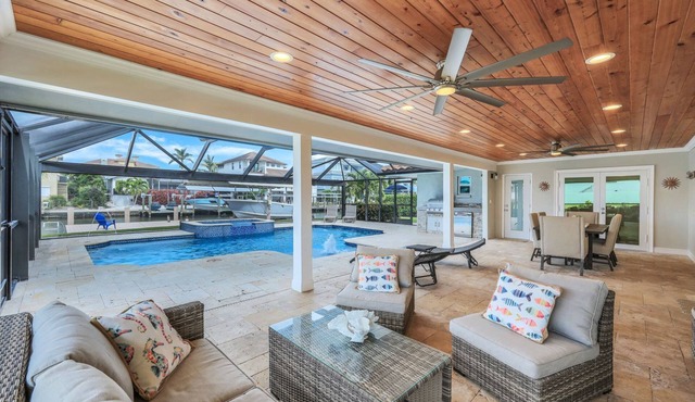 Waterfront Connors Home with Private Dock, Saltwater Pool & Spa