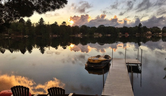 Waterfront Cottage on Private "Farmer" Lake, Sleeps 12, Swim, Fish, Boat, ATV