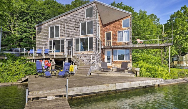 Waterfront DeRuyter Home w/Private Dock!