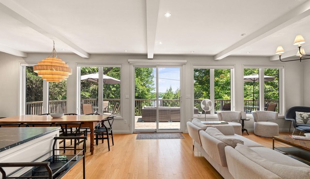 Waterfront dream cottage with hot tub, pool table, and fire pit