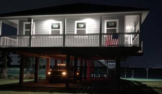 Waterfront dream home with fishing pier minutes from West Bay!