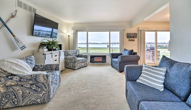Waterfront East China Home w/Dock & Patio!