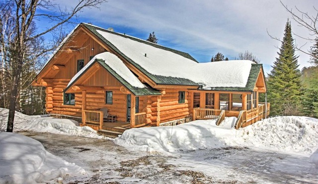Waterfront Escape on Caribou Lake Dock and Fire Pit