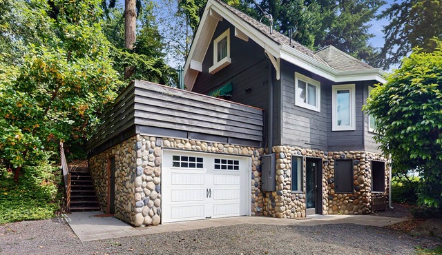 Waterfront Escape with Mountain Views, Loft & Coastal Charm