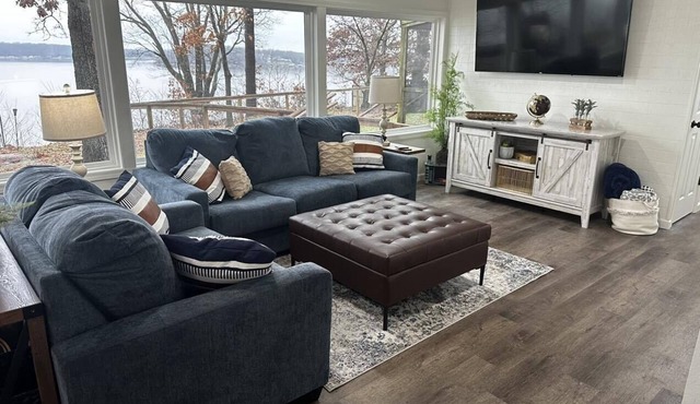 Waterfront Family Getaway Duo Homes Sleeps 18 w/Private Dock on Grand Lake