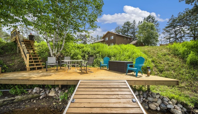 Waterfront family retreat.