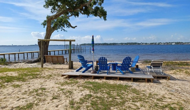 Waterfront Family Retreat Home Private Beach and Dock.