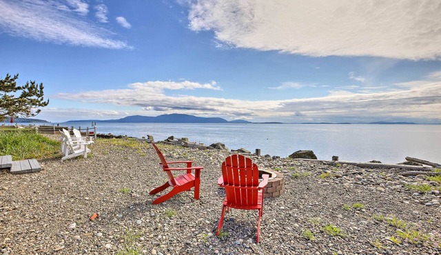 Waterfront Ferndale Home: Deck + Beach Access