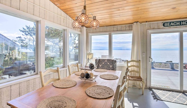 Waterfront Ferndale Home: Deck + Beach Access