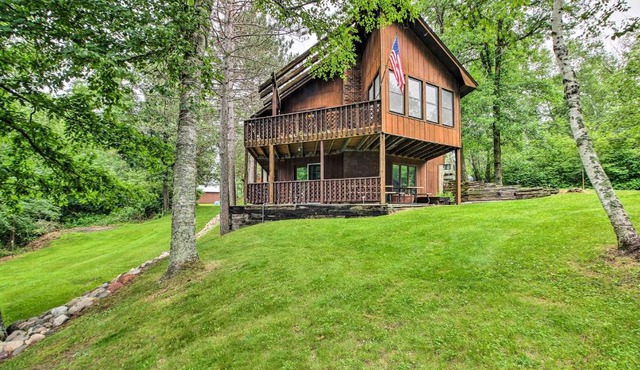 Waterfront Fifty Lakes Home with Dock and Kayaks!