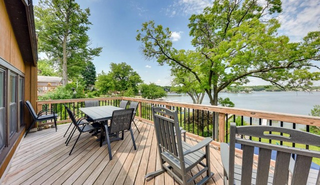 Waterfront Fox Lake Vacation Rental with Fire Pit!