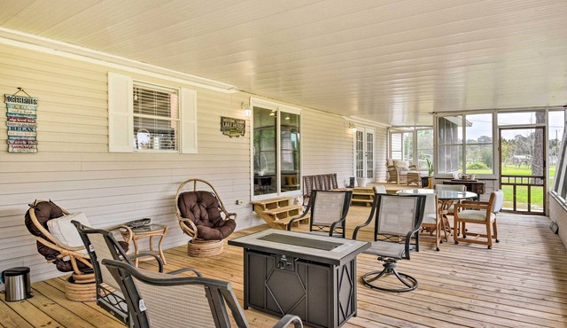 Waterfront Georgetown Home w/Dock & Large Porch!