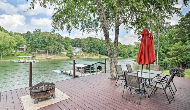 Waterfront Getaway w/Fire Pit + Game Room!