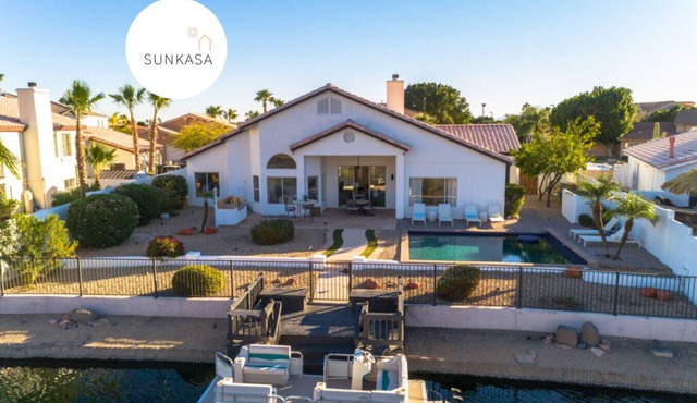 Waterfront Getaway with Heated Pool, Spa & Private Dock