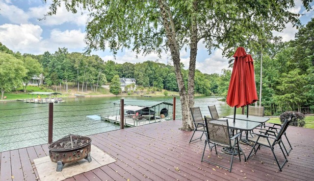 Waterfront Getaway with Fire Pit and Game Room!